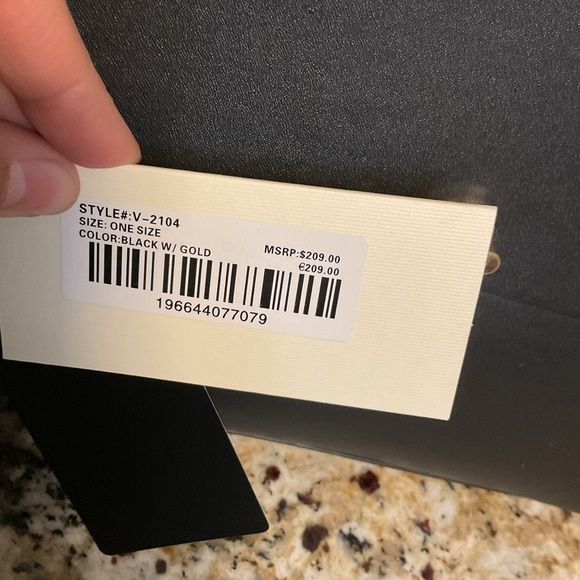 Valentino Orlandi Black Satchel with Wallet/Pouch NWT - Picture 8 of 8